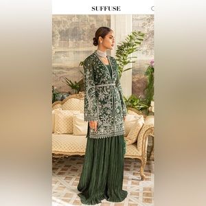 Pakistani designer dress brand new unworn Suffuse evening outfit